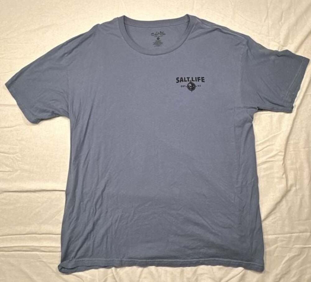 Salt Life Heavy Seas Short Sleeve Cotton T-Shirt